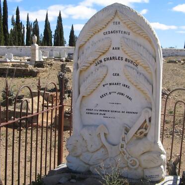 BURCH Jan Charles 1853-1891