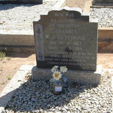 DIEDERICKS Johannes M.J. 1907-1965