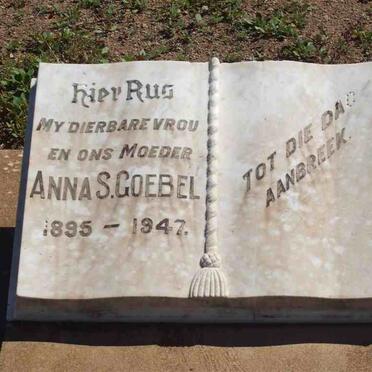 GOEBEL Anna S. 1895-1947