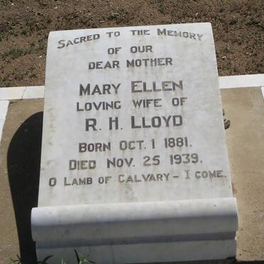LLOYD Mary Ellen 1881-1939