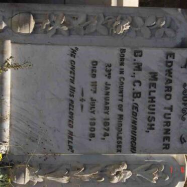 MELHUISH Edward Turner 1874-1908