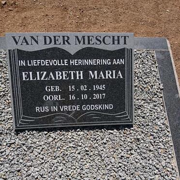 MESCHT Elizabeth Maria, van der 1945-2017