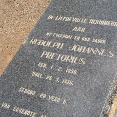PRETORIUS Rudolph Johannes 1896-1956