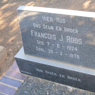 ROOS Francois J. 1924-1978