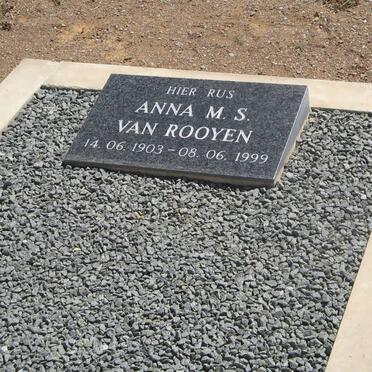 ROOYEN Anna M.S., van 1903-1999