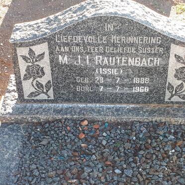 RAUTENBACH M.J.I. 1888-1960