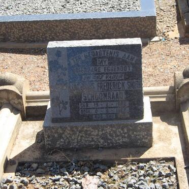 SCHOONRAAD Jacobus Frederick Smith 1882-1962