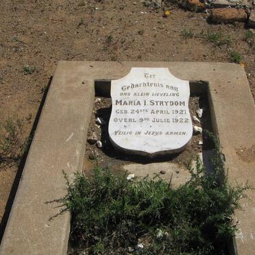 STRYDOM Maria I. 1921-1922