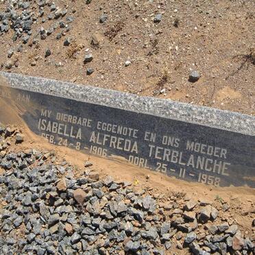 TERBLANCHE Isabella Alfreda 1906-1958