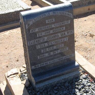 WYK Elizabeth Johanna, van nee STEYNBERG 1903-1956