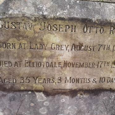 ROSE Gustav Joseph Otto 1883-1918