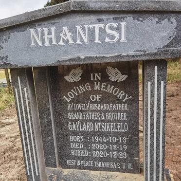 NHANTSI Gaylard Ntsikelelo 1944-2020