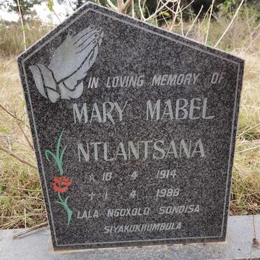 NTLANTSANA Mary Mabel 1914-1988