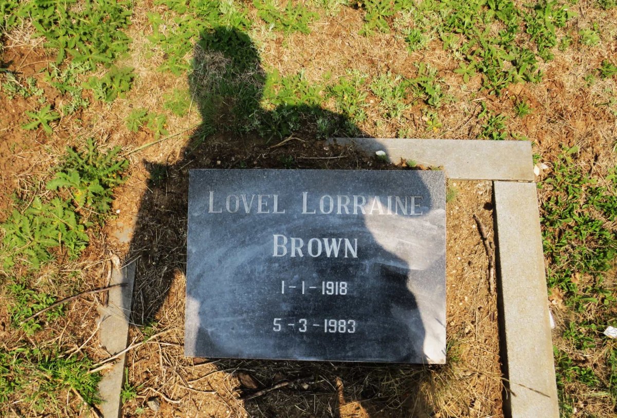 BROWN Lovel Lorraine 1918-1983