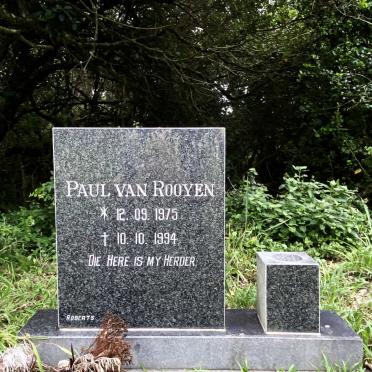 ROOYEN Paul, van 1975-1994