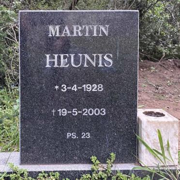 HEUNIS Martin 1928-2003