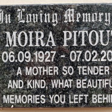 PITOUT Moira 1927-2019