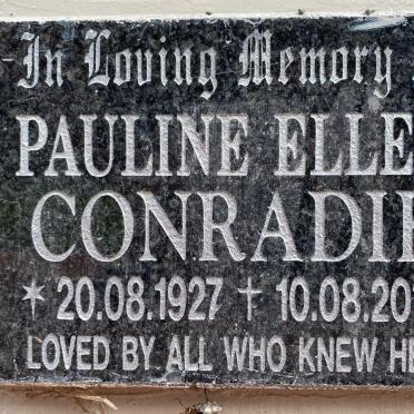 CONRADIE Pauline Ellen 1927-2015