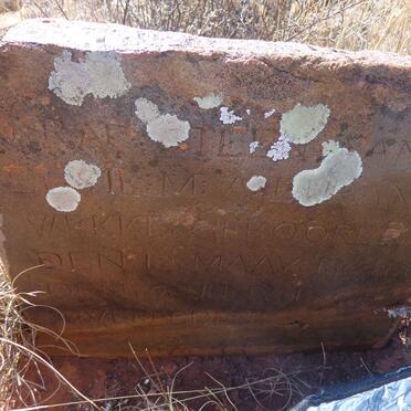 Eastern Cape, HOFMEYR district, Highlands 124, farm cemetery