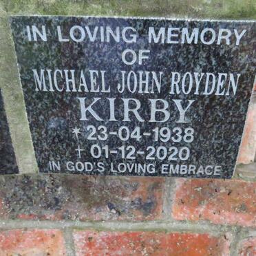 KIRBY Michael John Royden 1938-2020