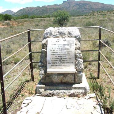 Eastern Cape, MIDDELBURG district, Rietvalley 243, Sewefontein, Anglo Boereoorlog enkelgraf