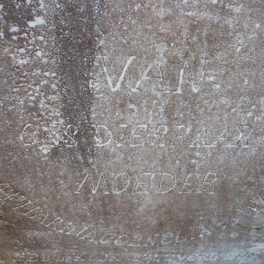 WALT Catharina Cornelia, v.d. nee DE KOCK 1841-18?8 _2