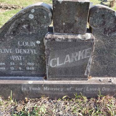 CLARKE Colin Clive Denzyl 1915-1958