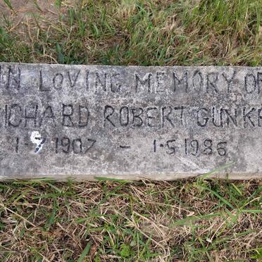 GUNKEL Richard Robert 1907-1986