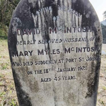 MCINTOSH David -1921