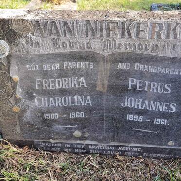 NIEKERK Petrus Johannes, van 1895-1961 &amp; Fredrika Charolina 1900-1960