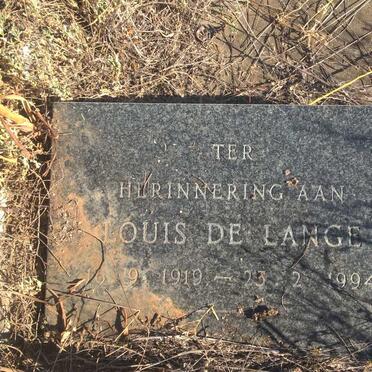 LANGE Louis, de 1919-1994