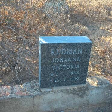 RUDMAN Johanna Victoria 1905-1930