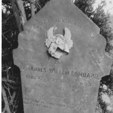 LOMBARD Johannes Willem 1893-19??