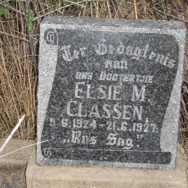 CLASSEN Elsie M. 1924-1927