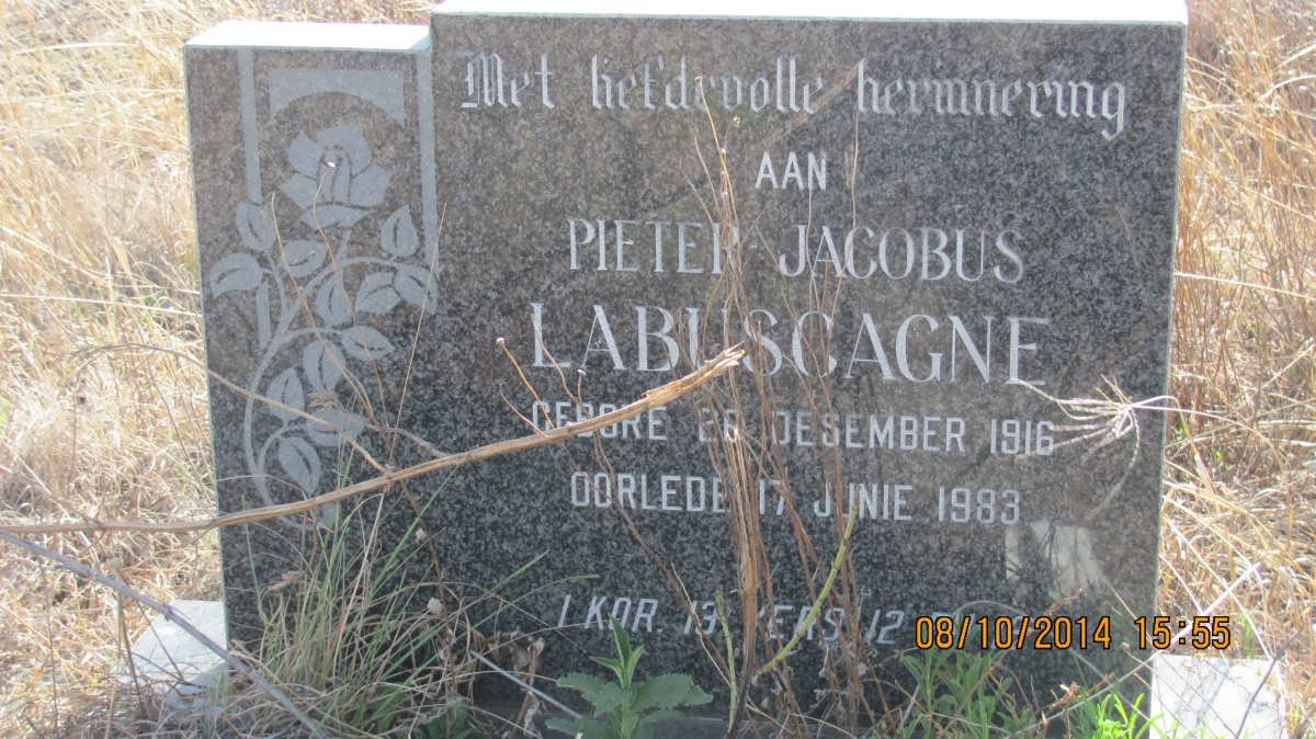 LABUSCAGNE Pieter Jacobus 1916-1983