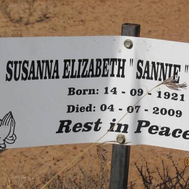 SCHMIDT Susanna Elizabeth nee LABUSCHAGNE 1921-2009