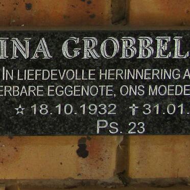 GROBBELAAR Ina 1932-2022