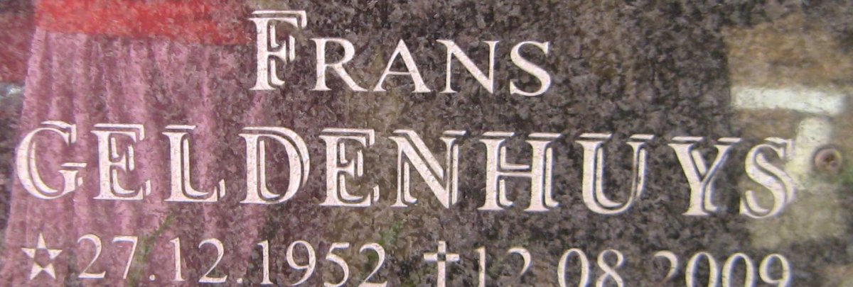 GELDENHUYS Frans 1952-2009