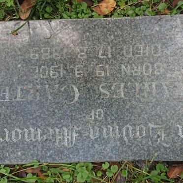 CARTER Charles 1902-1989