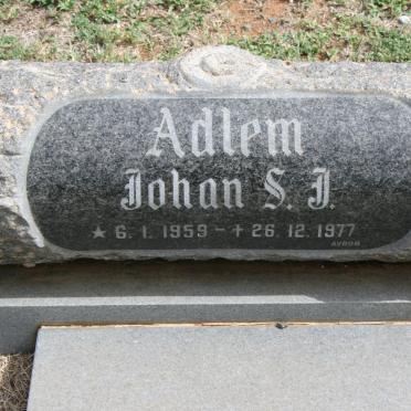 ADLEM Johan S.J. 1959-1977