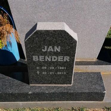 BENDER Jan 1961-2013