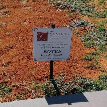 BOTES Izak Johannes 1957-2019