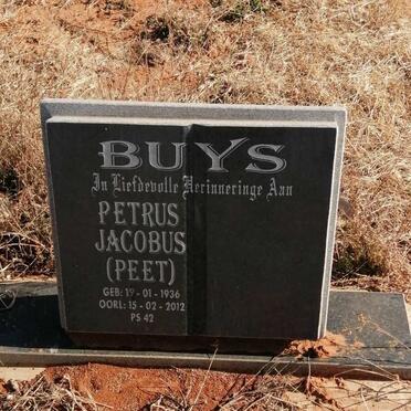 BUYS Petrus Jacobus 1936-2012
