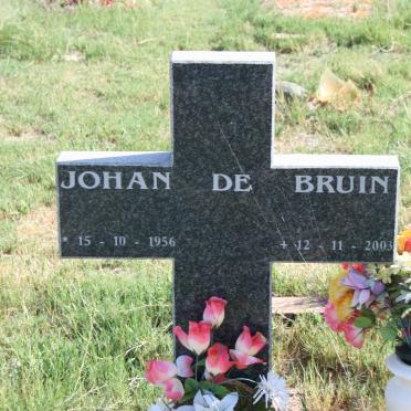 BRUIN Johan, de 1956-2003