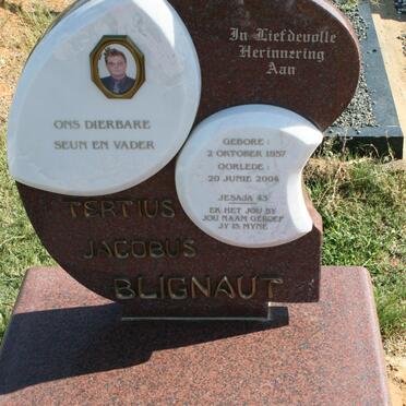 BLIGNAUT Tertius Jacobus 1957-2004
