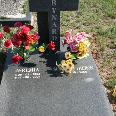 BRYNARD Jeremia 1954-2001 &amp; Susan? THERON 1956-