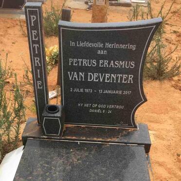 DEVENTER Petrus Erasmus, van 1973-2017