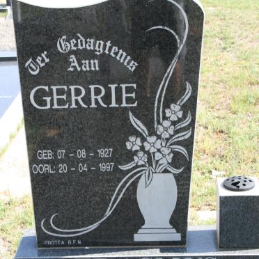 ERASMUS Gerrie, 1927-1997