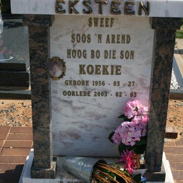 EKSTEEN Koekie 1956-2003