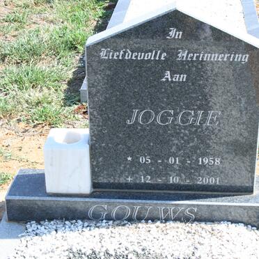 GOUWS Joggie 1958-2001
